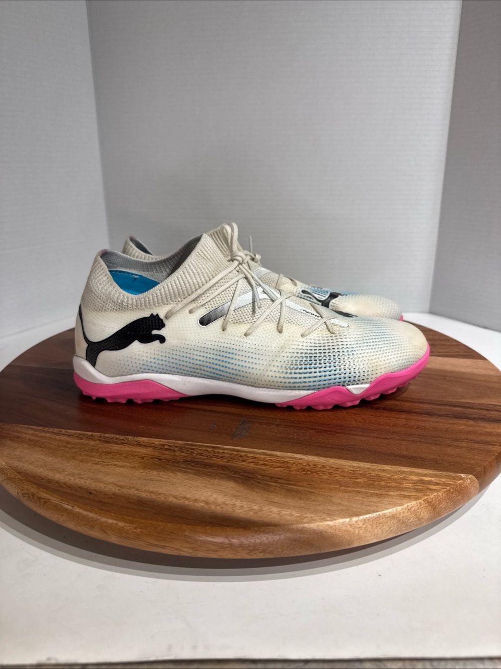Puma Future 7 Match TT Turf Soccer Cleats Shoes White 107720-01 Men's Size 9.5